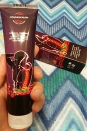 Experience in using Hondrocream cream