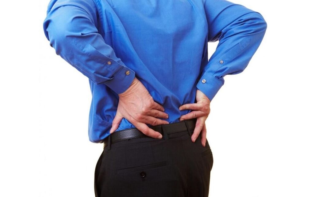 back pain in the lumbar region picture 1