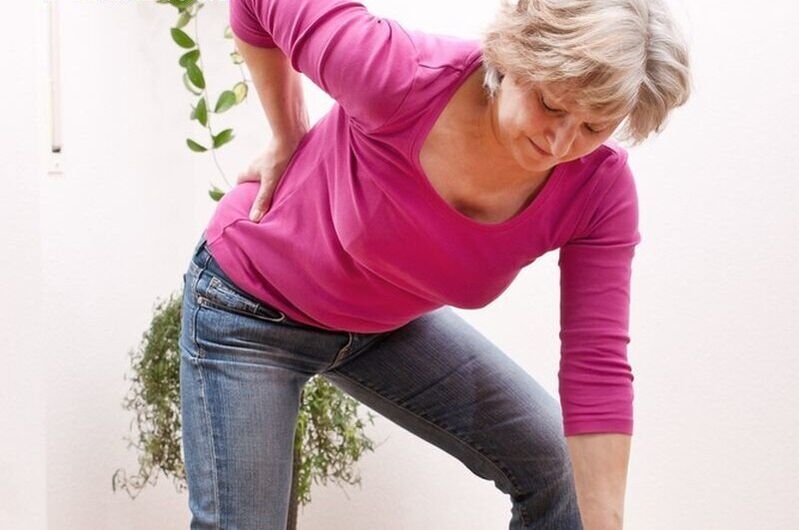 low back pain with osteochondrosis